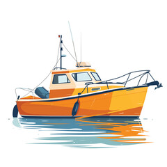 Boat illustrations illustration isolated on white background