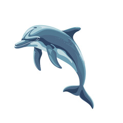 Obraz premium Dolphin illustration isolated on white background