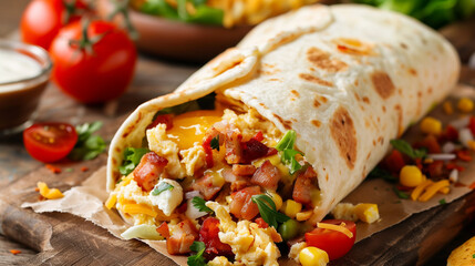 mexican chicken wrap