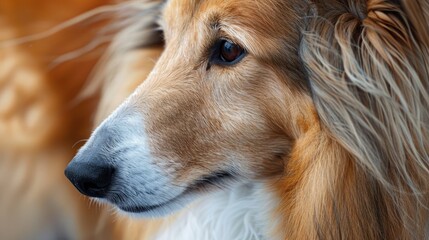 Naklejka premium Collie Breed Known for its Herding Skills