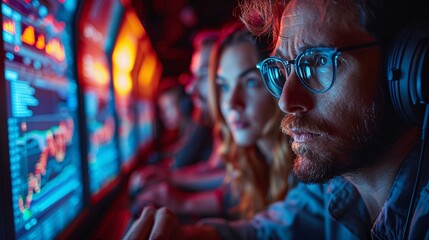 An innovative cybersecurity startup team discussing strategies , Generative AI