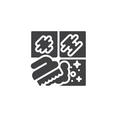 Dirty pool tile vector icon