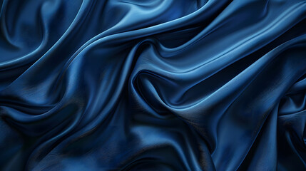 Fototapeta premium A blue wave with a white line in the middle