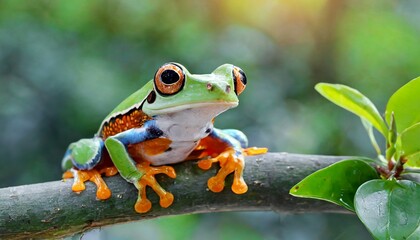 red eyed tree frog