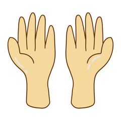 Ramadan Kareem Element with Cartoon Design. Vector Illustration on a White Background.