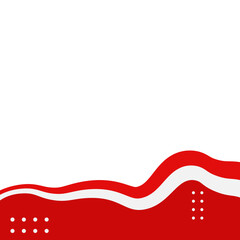 Indonesian Flag Footer
