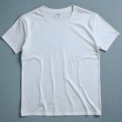 Blank white t-shirt mockup