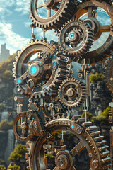 Intricate Clockwork Mechanism in Nature