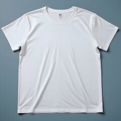 Blank white t-shirt mockup