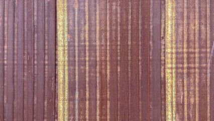 Real photos of rusted zinc roofs Suitable for illustrations in a vintage style. grunge texture