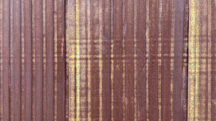 Real photos of rusted zinc roofs Suitable for illustrations in a vintage style. grunge texture