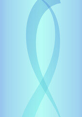 青い流れるライン模様のきれいな背景