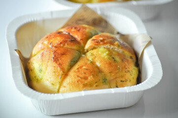 cheese bun, cream cheese garlic bread or Korean cream cheese garlic bun or cream cheese garlic bun