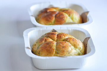 cheese bun, cream cheese garlic bread or Korean cream cheese garlic bun or cream cheese garlic bun