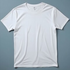Blank white t-shirt mockup
