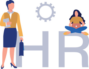 The girls are talking about business.