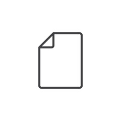 File document line icon
