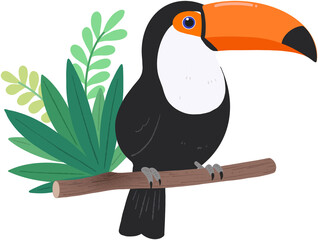 toucan on a branch © healee