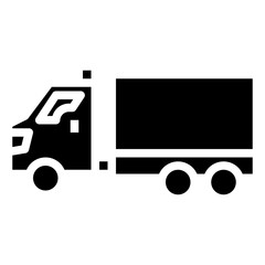 trailer truck icon