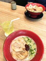 Ramen with Pork Belly and Egg in Pork Bone Soup