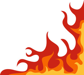 Fire Frame Border Element