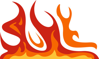 Fire Frame Border Element