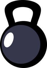 Fitness Gym Flat Design Element