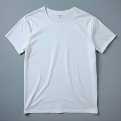Blank white t-shirt mockup
