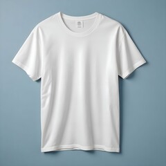 Blank white t-shirt mockup