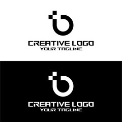 creative letter logo bu desain vektors