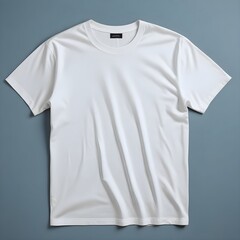 Blank white t-shirt mockup