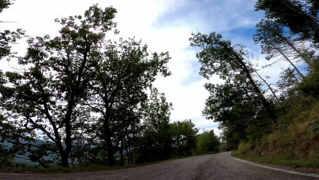 Italy Driving 0830 Predappio