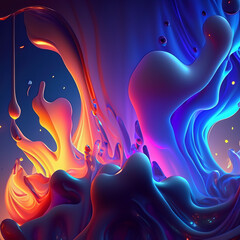 Abstract fluid background