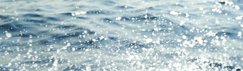 sea wave with water drops background