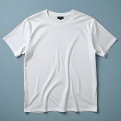 Blank white t-shirt mockup