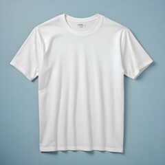 Blank white t-shirt mockup