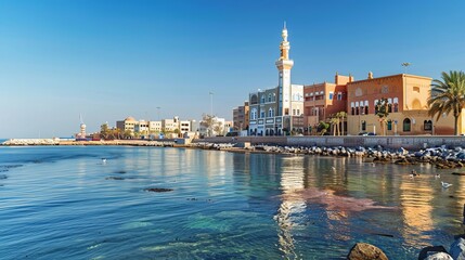 Fototapeta premium The ancient city of Jeddah in Saudi Arabia.