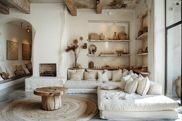 Collection of Large corner sofa with several chairs in the room designs inspiration ideas