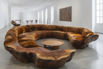 Collection of Large corner sofa with several chairs in the room designs inspiration ideas