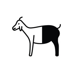 Goat vector icon