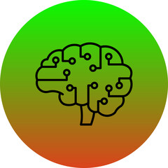 AI Brain Icon