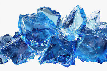 Obraz premium Generative ai on theme of beautiful texture transparent ice for design natural abstract background