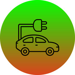 Electric Car Icon