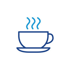 Coffee cup icon, Coffee cup sign vector