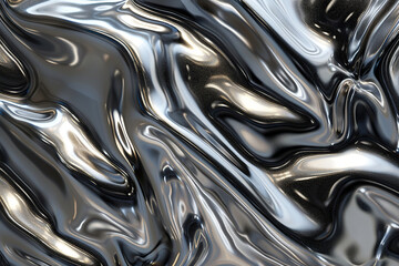Beautiful texture liquid soft metal, design natural abstract background
