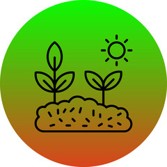 Fototapeta premium Plantation Icon