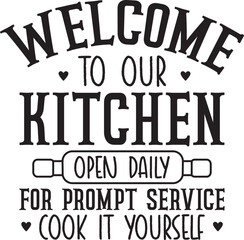 Kitchen Typography Design