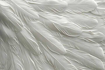 Obraz premium Generative ai on theme of beautiful texture bird feather for design natural abstract background