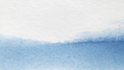 Fototapeta premium Watercolor paper texture with pigment gradient, rough surface, ideal for art supplies and watercolor projects.