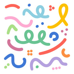 Collection of simple colorful seamless patterns. Suitable for the required design composition